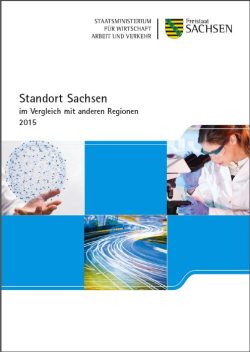 Der neue Standortbericht. Cover: Freistaat Sachsen / SMWA