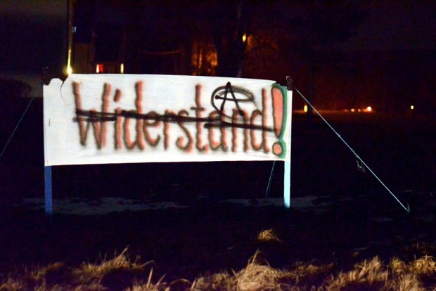 Alle gegen Alle. Erst „Widerstand“ in Clausnitz, dann kam die Antifa ins Dorf. Foto: Inymedia.org