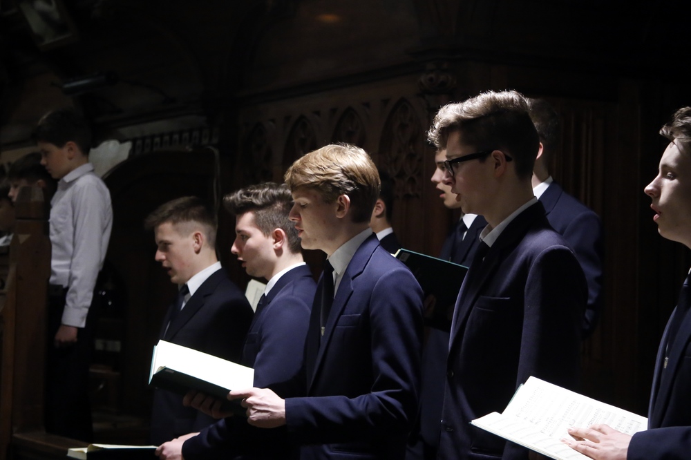 Die Matthäus-Passion gesungen vom Thomanerchor. Foto: Alexander Böhm