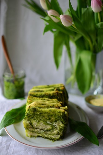 Bärlauchfaltenbrot. Foto: Maike Klose