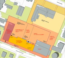 Übersicht über den gesamten Schulkomplex. Karte: Stadt Leipzig / LESG