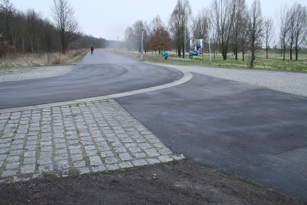Kurve der Kelchsteinlinie nach dem Umbau. Foto: Ralf Julke