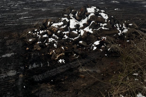 Die Trümmerreste am 2. März 2016. Foto: Privat