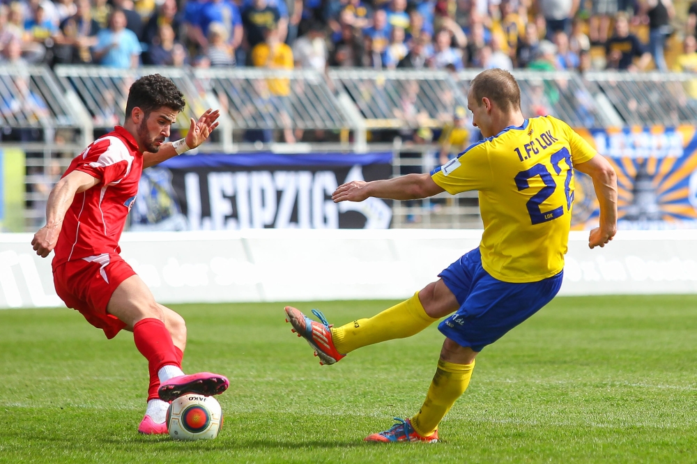 Innerhalb von 22 Minuten erzielte Andy Wendschuch in der zweiten Halbzeit einen lupenreinen Hattrick. Foto: Jan Kaefer