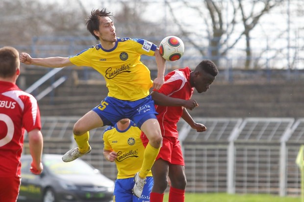 Hiromu Watahiki in luftiger Aktion. Foto: Jan Kaefer