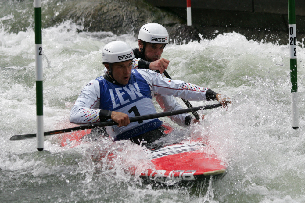 Mit guten Platzierungen steht Franz Anton (vorn) und Jan Benzien die Tür nach Rio offen Foto: Sebastian Beyer
