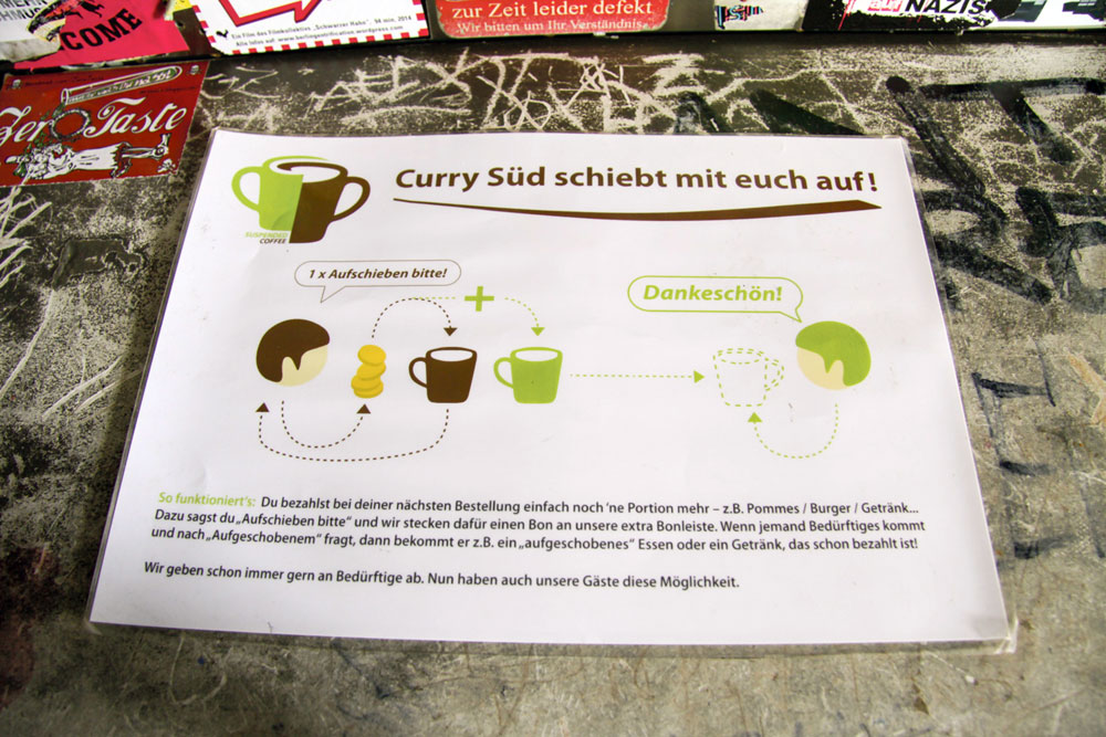 Eins zum Mitnehmen und eins zum Aufschieben. Foto: LZ