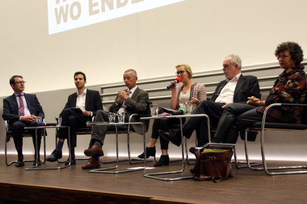 Das Podium am 28. April 2016. Foto: L-IZ.de