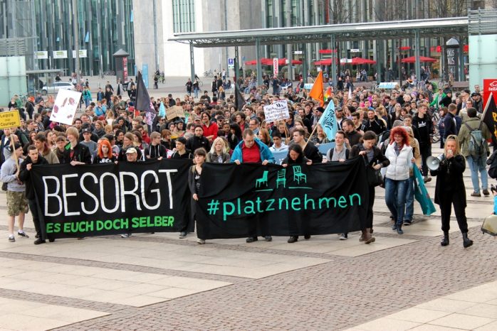 Gegenprotest von "Leipzig nimmt Platz". Foto 4 Andreas Bernatschek