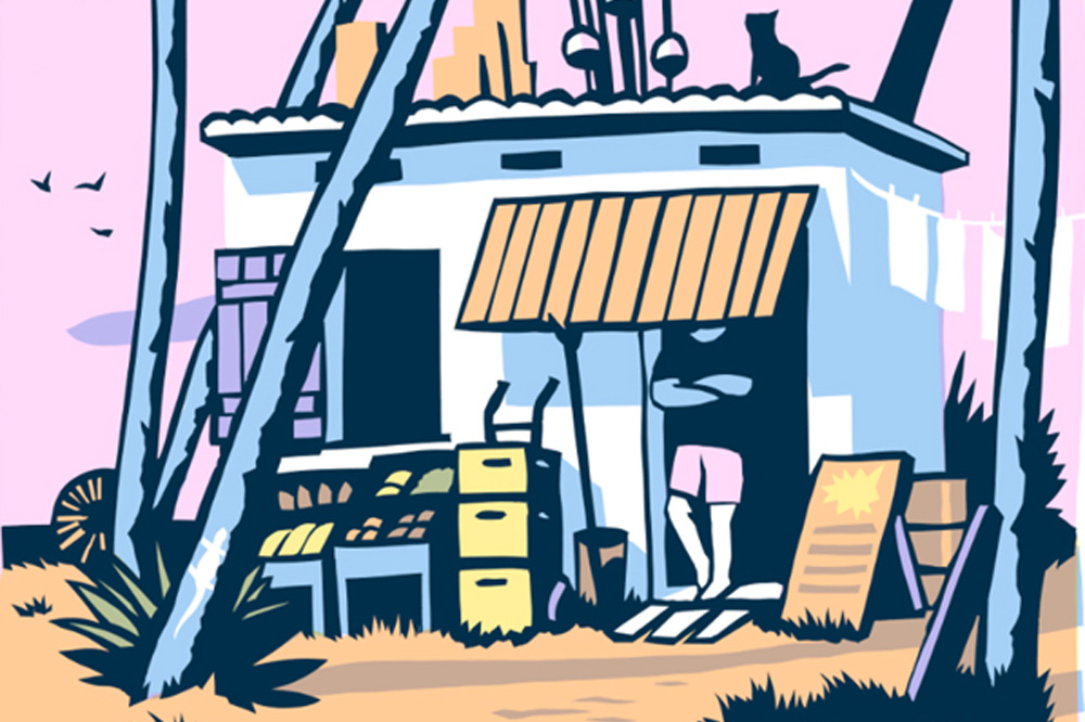 Keine Insel ohne Katze. Grafik: Phillip Janta