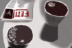 Wird dieser Kaffee jetzt getrunken? Grafik: L-IZ