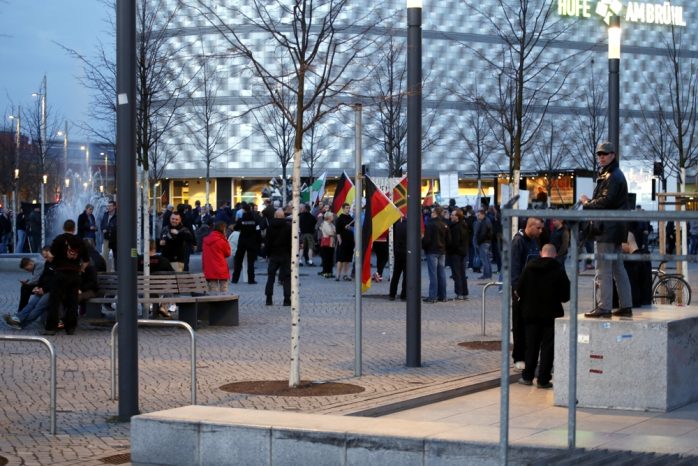 Legida am 4. April auf dem Richard-Wagner-Platz. Foto: L-IZ