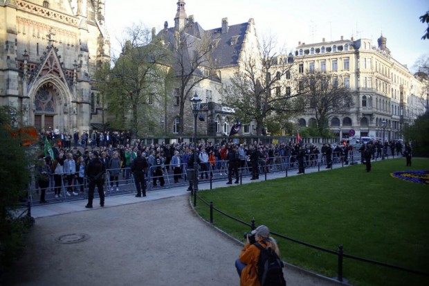 Erwartet vom Gegenprotest. Foto: L-IZ.de