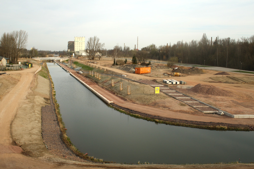 Am Lindenauer Hafen sollte das Olympische Dorf gebaut werden. Archivfoto: Ralf Julke
