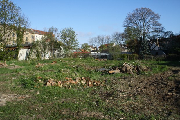 Die Reste der Nachbarschaftsgärten an der Siemeringstraße. Foto: Ralf Julke