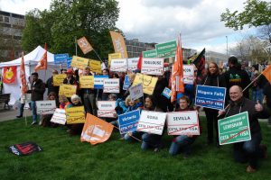 90.000 sagen in Hannover Nein zu TTIP und CETA. Foto: Attac