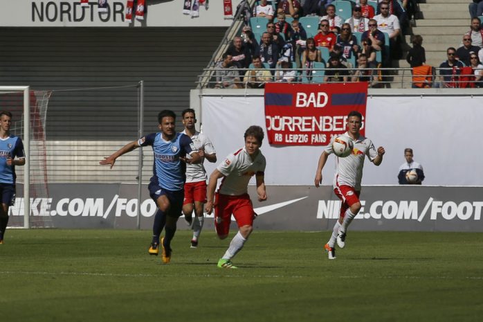 Dominik Kaiser läuft den Bochumern davon. Foto: Alexander Böhm