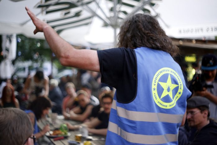 Die Gebiete werden abgesteckt. Foto: Alexander Böhm