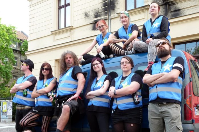 Die neue Ordnungsmacht zeigt Präsenz. Foto: Michael Rößler