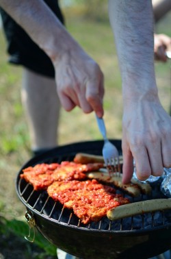 Würzig mariniertes Sojasteak. Foto: Maike Klose