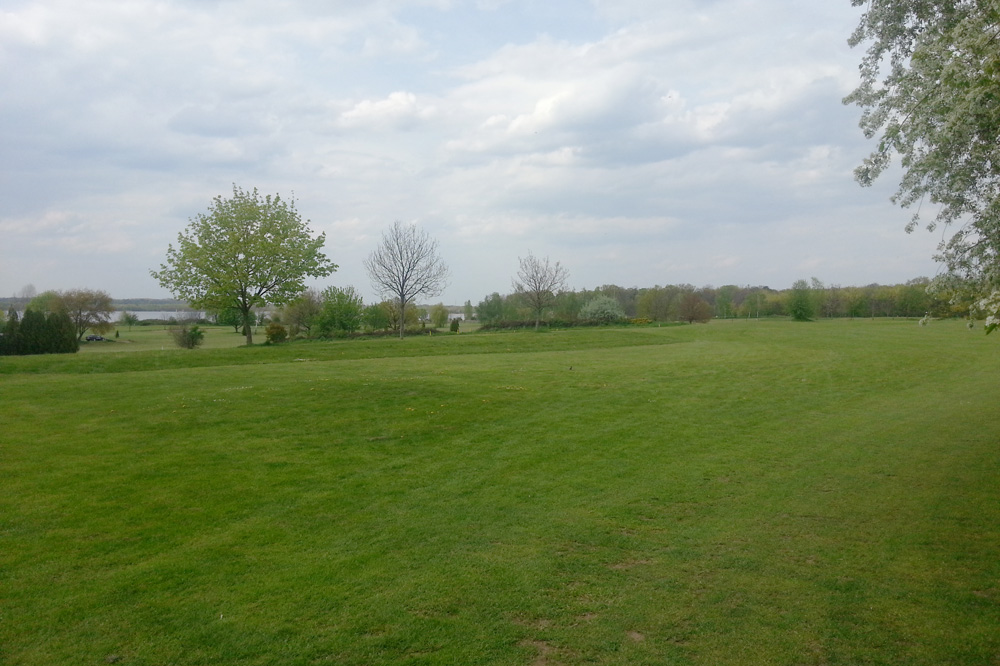 Seit 1993 mehr oder weniger provisorisch: der Golfplatz Markkleeberg. Foto: Patrick Kulow
