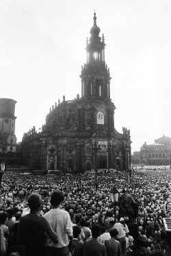 Katholikentreffen, Dresden, 1987. Foto: Harald Kirschner