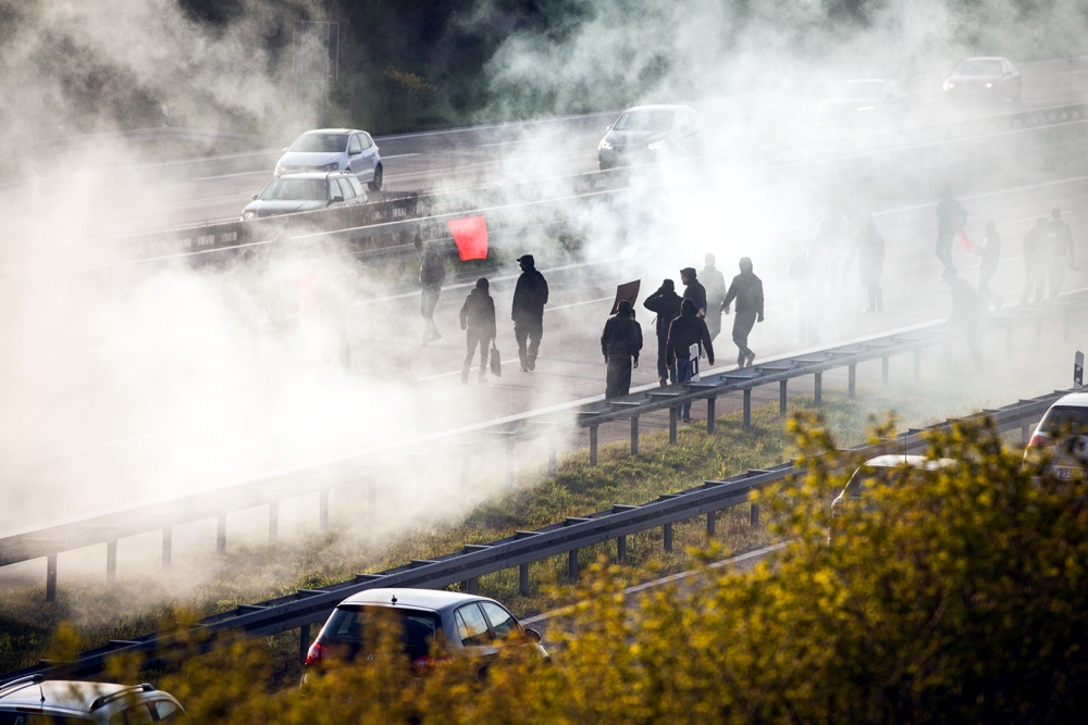 Das letzte Bild von Hanno Polomsky kurz vor der Verhaftung. Foto: Hanno Polomsky