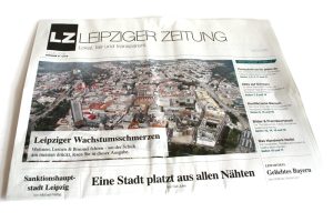 Mai-Ausgabe der "Leipziger Zeitung". Wachstumsschmerzen. Foto: L-IZ