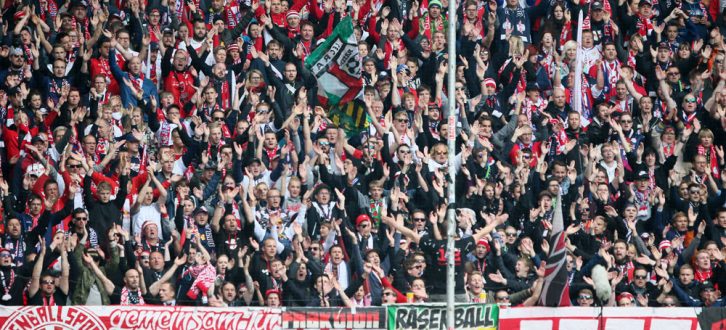 Fanblock von RB Leipzig. Foto: GEPA pictures