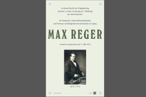 So soll die Gedenktafel für Max Reger aussehen. Foto: Stadt Leipzig