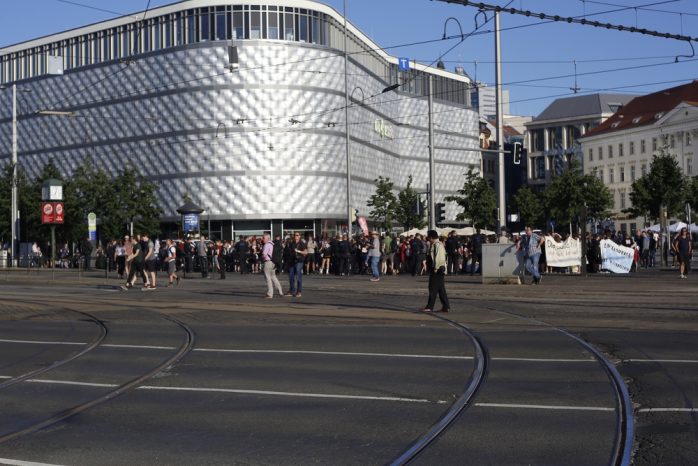 19:00 Uhr: Platznehmen heute auf dem Richard-Wagner-Platz. Foto: L-IZ.de
