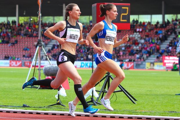 Astrid Hartenstein (SC DHfK Leipzig) durfte sich sowohl über den Einzug ins Finale über 1.500m freuen, als auch über eine neue persönliche Bestzeit. Foto: Jan Kaefer