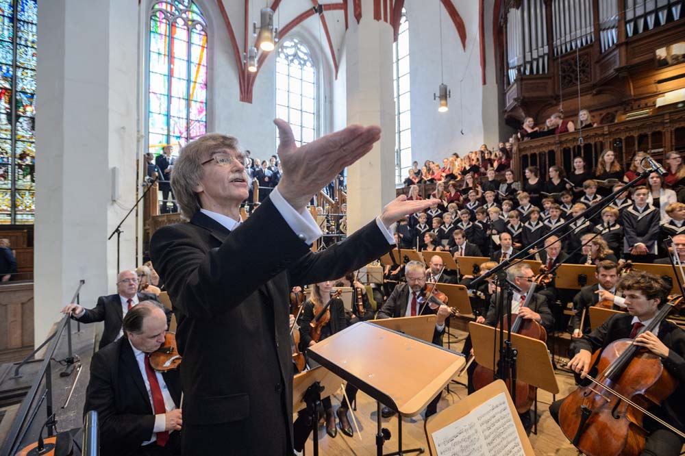 Gotthold Schwarz dirigierte das Eröffnungskonzert des Bachfest 2016. Foto: Bachfest Leipzig/Jens Schlüter