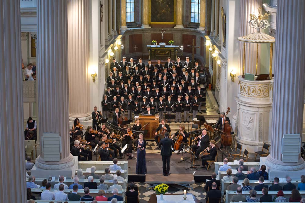 Der Knabenchor Hannover führte in der Nikolaikirche fünf Bach-Kantaten auf. Foto: Bach-Archiv Leipzig/Gert Mothes
