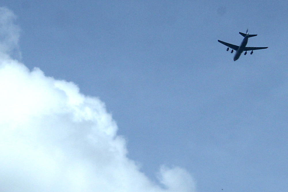 Über den Wolken ...? Foto: Ralf Julke