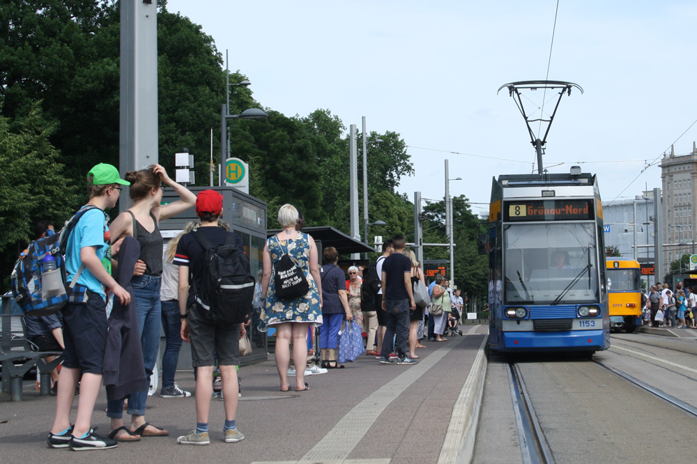 LVB-Haltestelle Wilhelm-Leuschner-Platz. Foto: Ralf Julke