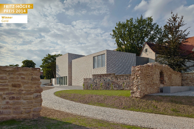 „Von M“, Stuttgart: Museum Luthers Sterbehaus, Lutherstadt Eisleben. Winner Gold in der Kategorie „Öffentliche Bauten, Sport und Freizeit“, Fritz-Höger-Preis 2014. Foto: Zooey Braun