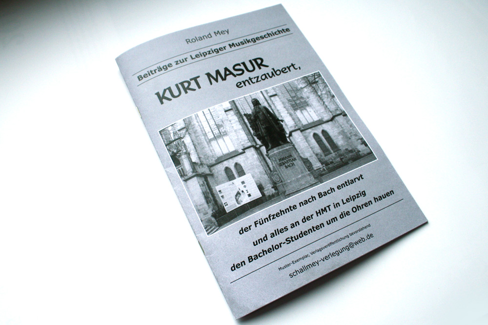 Roland Mey: Kurt Masur entzaubert ... Foto: Ralf Julke