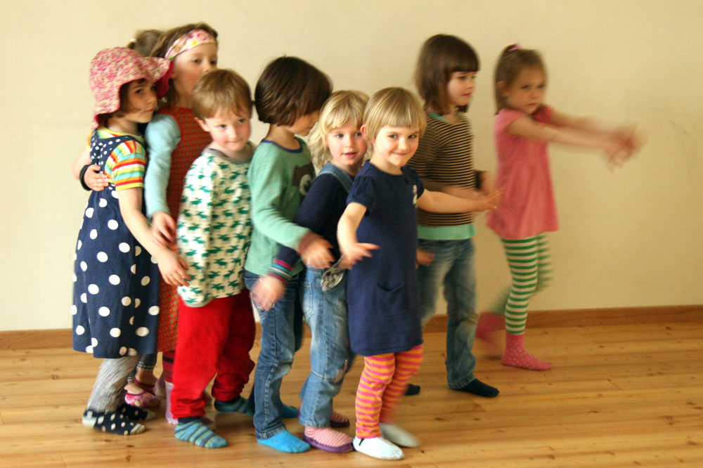 Die kleinen TheaterKnirpse. Foto: KAOS