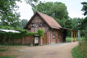 Leseort im Grünen: Die Auwaldstation in Lützschena. Foto: Ralf Julke