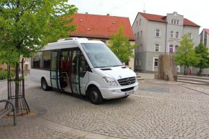 In Brandis schon mal ausprobiert: Midi-Bus im Stadtverkehr. Foto: Regionalbus Leipzig/ MDV