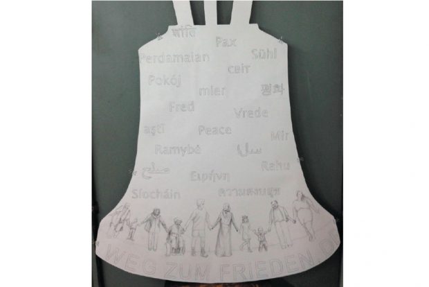 So soll die „Friedensglocke“ gestaltet sein. Foto: Michaelis-Friedenskirchgemeinde