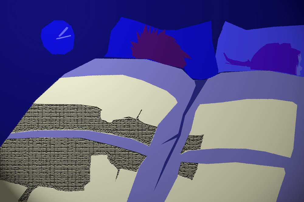 Nicht nur der Mond schaut zu ... Grafik: L.IZ