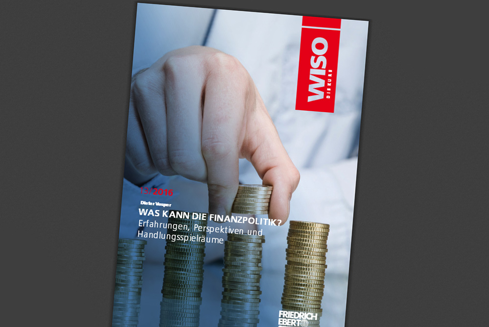Dieter Vesper: Was kann die Finanzpolitik? Cover: FES