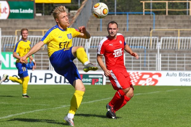 Ramon Hofmann beweist Ball- und Körperbeherrschung. Foto: Jan Kaefer