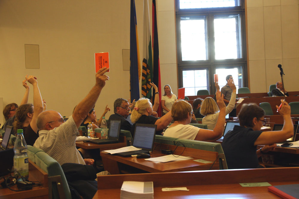 In der Abstimmung unterlagen Grüne und Linke. Foto: L-IZ.de