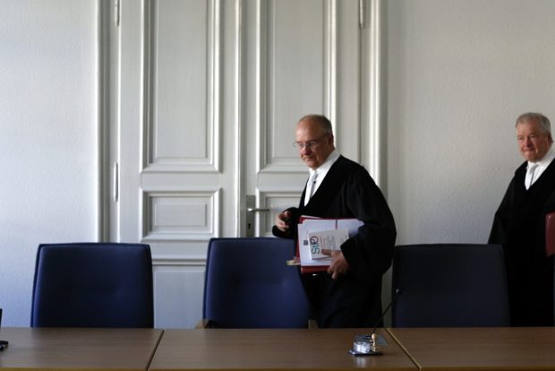 Der Vorsitzende Richter Michael Dahms (Miite). Foto: Alexander Böhm