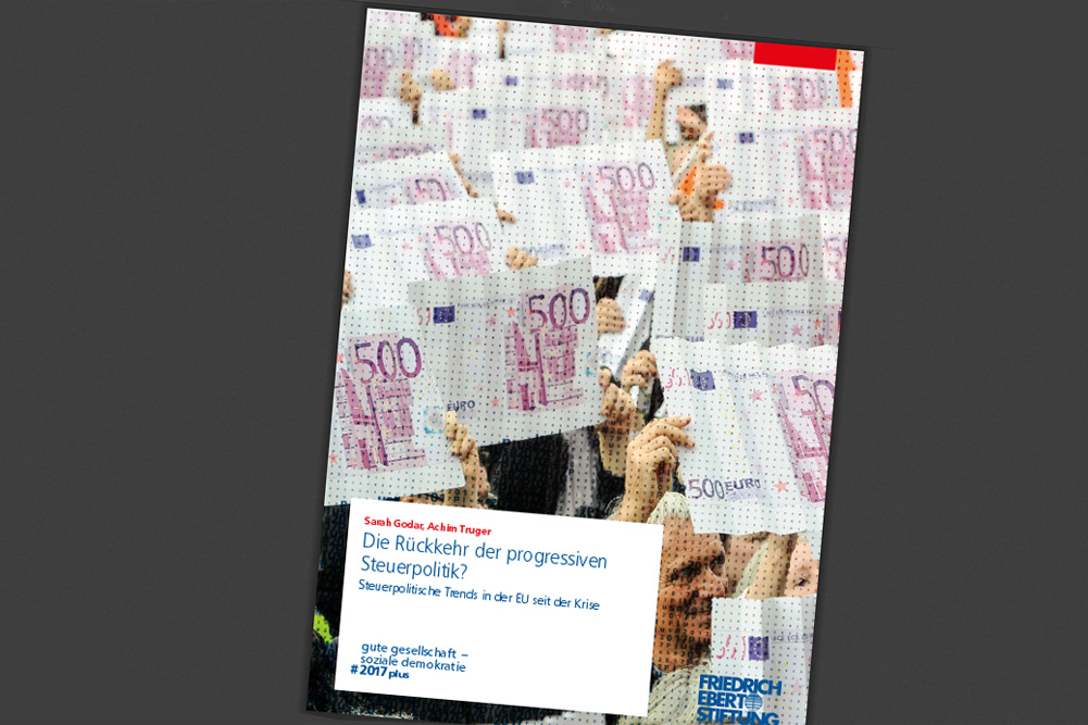 FES-Veröffentlichung „Die Rückkehr der progressiven Steuerpolitik?“ Cover: FES