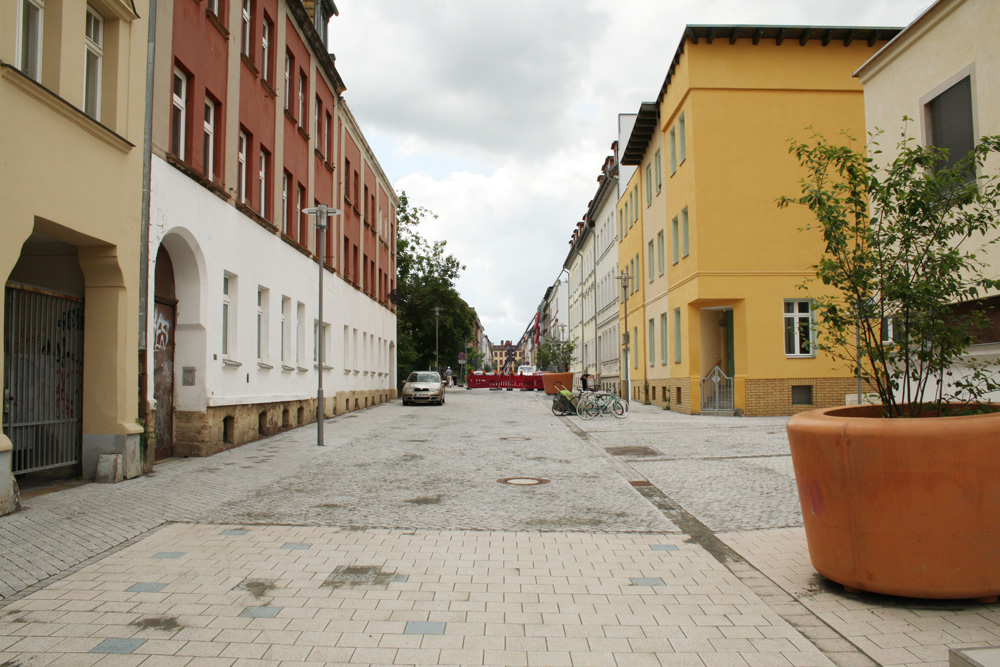 2013 eingeweiht: neu gestaltete Josephstraße. Foto: Ralf Julke