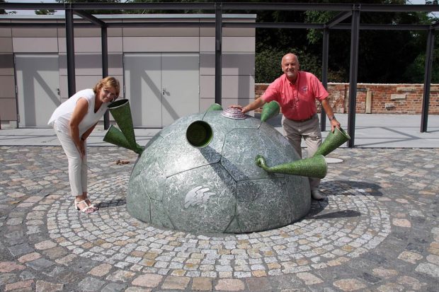 Die Betreiber der „Heinzelberge“ beim Austesten des „Lauschbergs“. Foto: Stadt Eilenburg